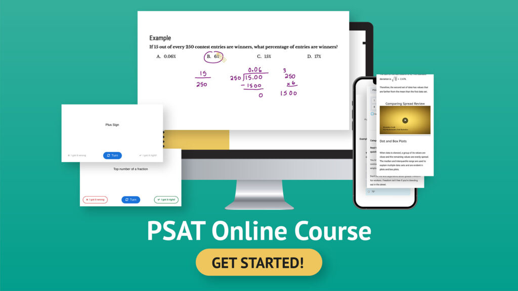 PSAT Online Course Test Prep