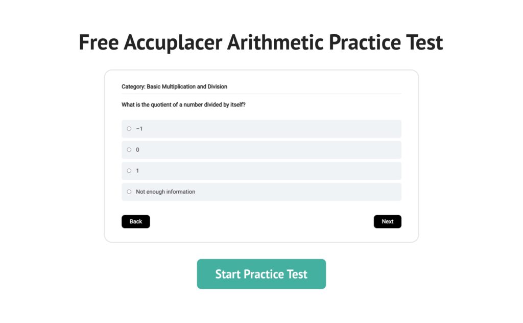 Accuplacer math practice test smart edition nursing