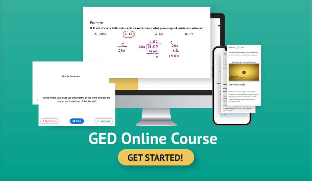 GED Online Course Get Started